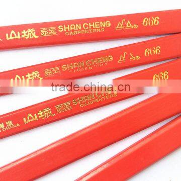 Red Color Black Lead Wooden Carpenter Pencils photo-4