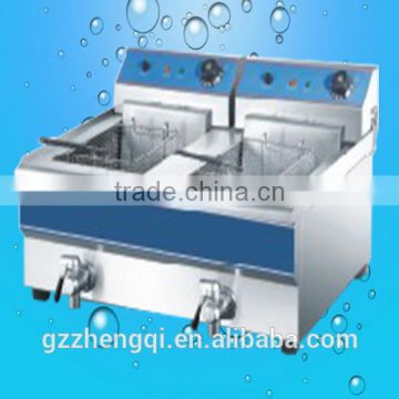 High quality 2-tank 2-basket Deep Fryer price (ZQW-102V)