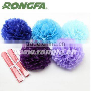 6'' Paper Pompoms For Party Decoration Wedding Occasions