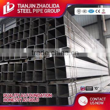 ASTM A500 Hot Dipped Galvanized Square & Rectangualr Steel Hollow Sections Price per Ton