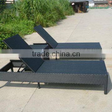 Modern Leisure Outdoor Furniture Rattan Sun Lounger photo-2