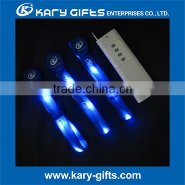 ABS+Nylon Event Concert Used LED Wristband Remote with Custom Logo Branding