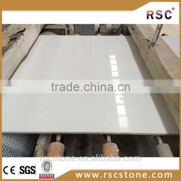 Chinese pure white artificial marble manufacturing processing