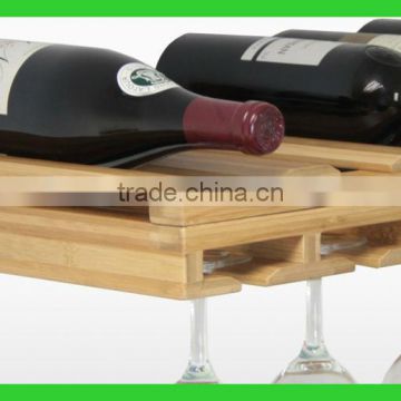 Custom bamboo wine holder Bamboo wall wine holder Bamboo wall beer holder