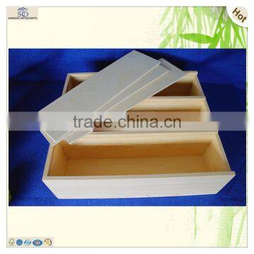 Wholesale Fsc Certified Natural Dividers Pine Wood Wine Boxes photo-4