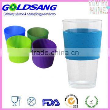 Coffee Cup Latte Cappuccino Glass Tumbler Silicone Sleeve