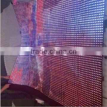 Indoor Led Ceiling Light Curtain x Video Flexible Curtain Led Display photo-4