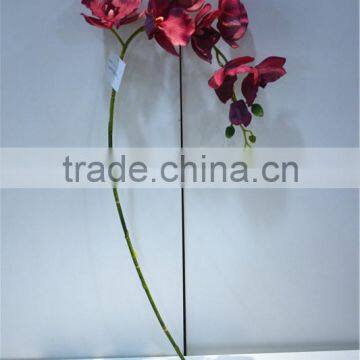 Home Garden Creepers Decoration 110cm Height Artificial Plum Colored Phalaenopsis Flowers Making EHDL02 0808 photo-4
