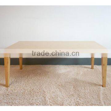 Living room Elegant nice modern square bamboo Coffee table