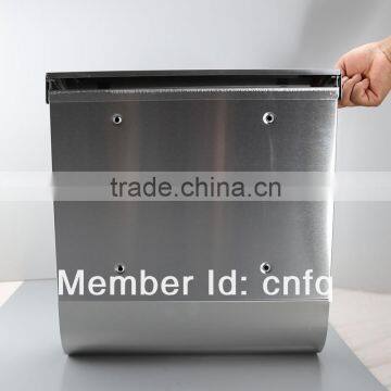 FQ-108 Simple Appearence Iron Mailbox Can Wall Mounted Stainless Steel Mailbox With CE&ROHS Certifications photo-3