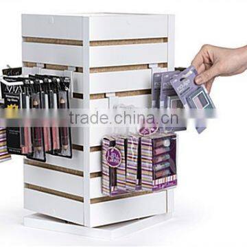 Revolving Wooden Slatwall Display With Spinner Rotating photo-4