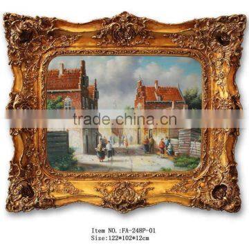 FA-248G-01 Leading Vintage Hand Oil Paintings for Vertical and Horizontal Hanging photo-5