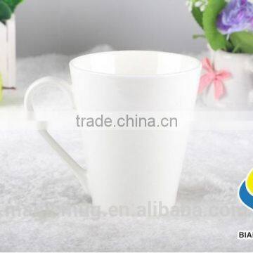 Factory Bulk Coffee Mug White Plain Spinning Mug photo-3