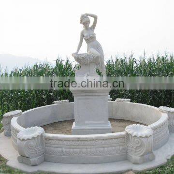 popular design white large marble fountains for sale