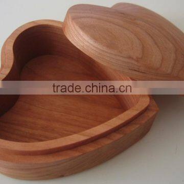 Original heart shape wood jewelry boxes wholesale