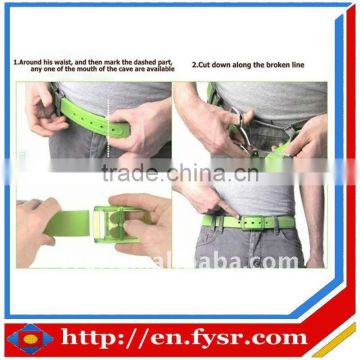 New design!!Adjustable golf silicone belts with 10 colors