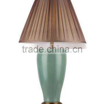 BISINI Antique Gray Ceramic Livingroom Desk Lamp photo-2