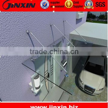 JINXIN excelent quality with competitive price stainless steel glass canopy