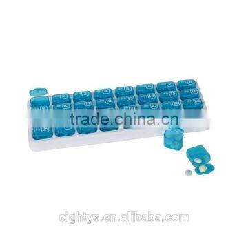 Portable medical pill organizer pill dispenser