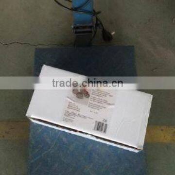 Aluminum Die Casting Wooden Handle LFGB Meat Pizza Stuffed Hamburger Patty Maker With Wax Disc Paper