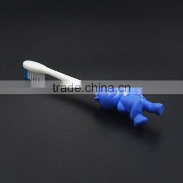 Cartoon Rubber Handle Small Head Soft Nylon Bristle Kid Toothbrush photo-6