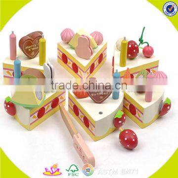 Wholesale Baby Wooden Cutting Cake Toy, Elegant Style Kids Wooden Cutting Cake Toy, Colorful Wooden Cutting Cake Toy W10B103 photo-6