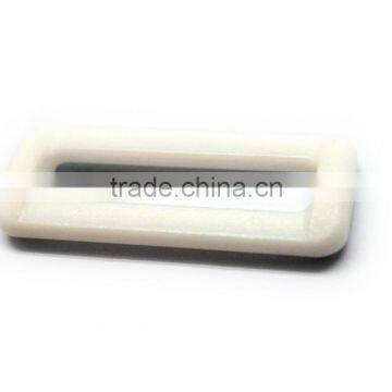 1.5" Stronger Square Ring White, Rectangle Plastic Loop, Adjustable Plastic Loop For Strap, Durable POM Loop For Bag photo-3