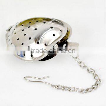 100% food grade 304 stainless steel Heart Shape tea Infuser