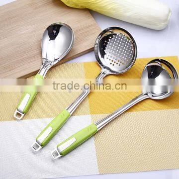Bulk Cheap Kitchen Accessoires Stainless Steel Slotted Spoon BYX07 photo-4