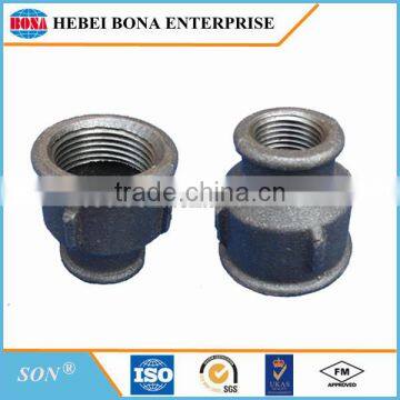 Black malleable iron pipe fittings socket