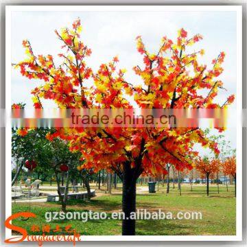 Artificial Red Leaves Maple Tree for Decoration Indoor Artificial Trees photo-2