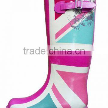 High Heels Women Rubber Rain Boots photo-3