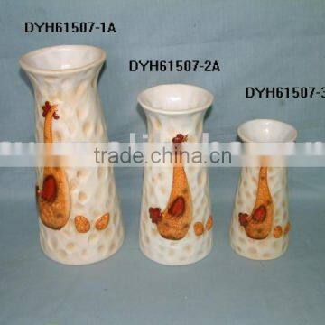 Ceramic Drinkware with Cock