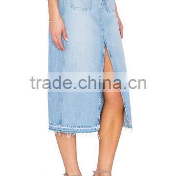 2016 Summer Jeans Skirt/Falda de Lona/Jeans Skirt for Women photo-2
