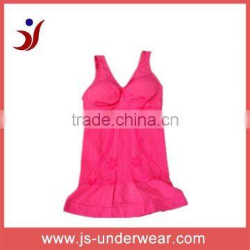 rose red sexy lady`s pajamas set have pad night wear for sexy ladies(accept OEM)