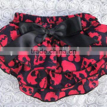 Baby Ruffle Bloomers Layers Baby Diaper Cover Newborn Flower Shorts With Skirts Toddler Cute Summer Satin photo-5