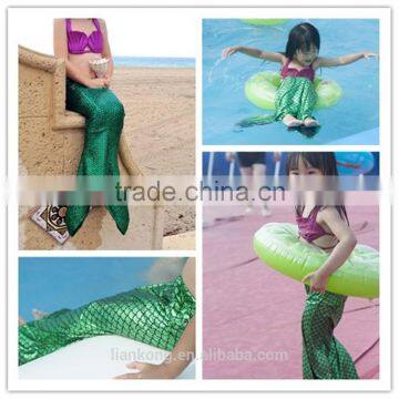 2015 made in china crochet mermaid tail swimming for kids