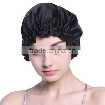 wholesale high quality 100% pure silk sleep hat nightcap real silk skin care environmental protection safety sleeping cap