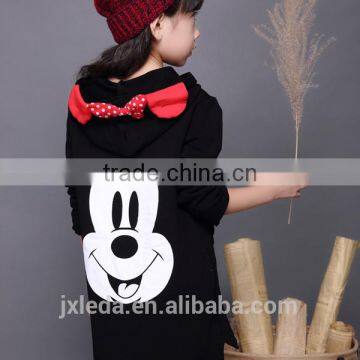 Cartoon Mickey Pattern Sweatshirt Long Sleeve Lovers Hoodie photo-2