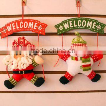 2016 Christmas Decoration felt christmas decorations strap for home