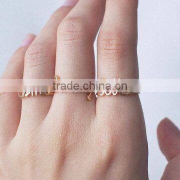 Dainty Name Ring - Personalized Name Ring - Custom Children Name Ring - Custom Name Ring - Stackable Rings - Gift for Mom photo-2