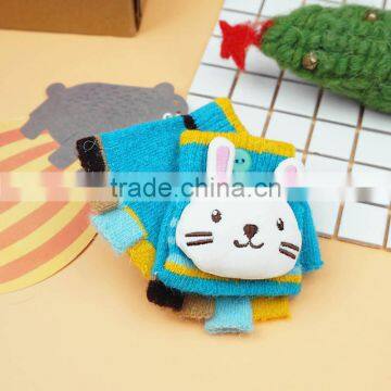 TC13013 Knitted Cute Animal Pattern Cheap Winter Warm Baby Gloves Wholesale photo-3
