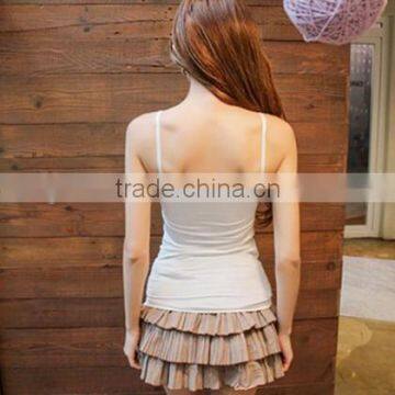 Trade Assurance Promotional 100% Cotton Custom Women Blank Tank Top photo-3