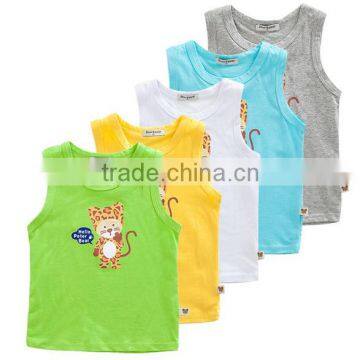 Custom Breathable Nylon Sport Kids Singlet Fashion Children Tank Top