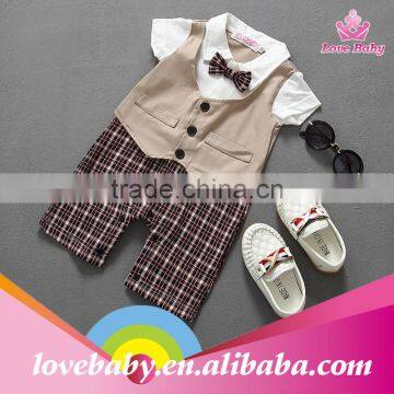 wholesale baby boys christening outfits kids Xmas party clothing LB2015925-11