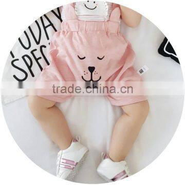 S17059A Hot Selling Fashion Summer Overalls Baby Boys Shorts photo-2
