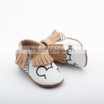 Hot Selling Styles Baby Shoes Soft Leather Sole Baby Moccasins Shoes photo-4