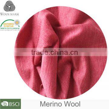 High Quality Knit Merino Wool Jersey Fabric,merino Pink Wool Fabric photo-3