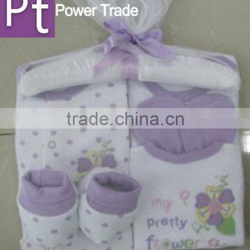 new born baby 6pcs set/ baby clothing gift set box ningbo