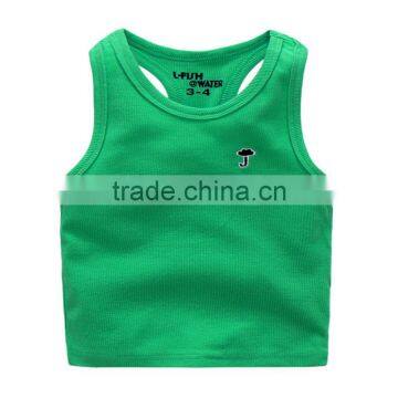 Wholesale Summer Sleeveless Cotton Boys Casual Children Tops photo-6